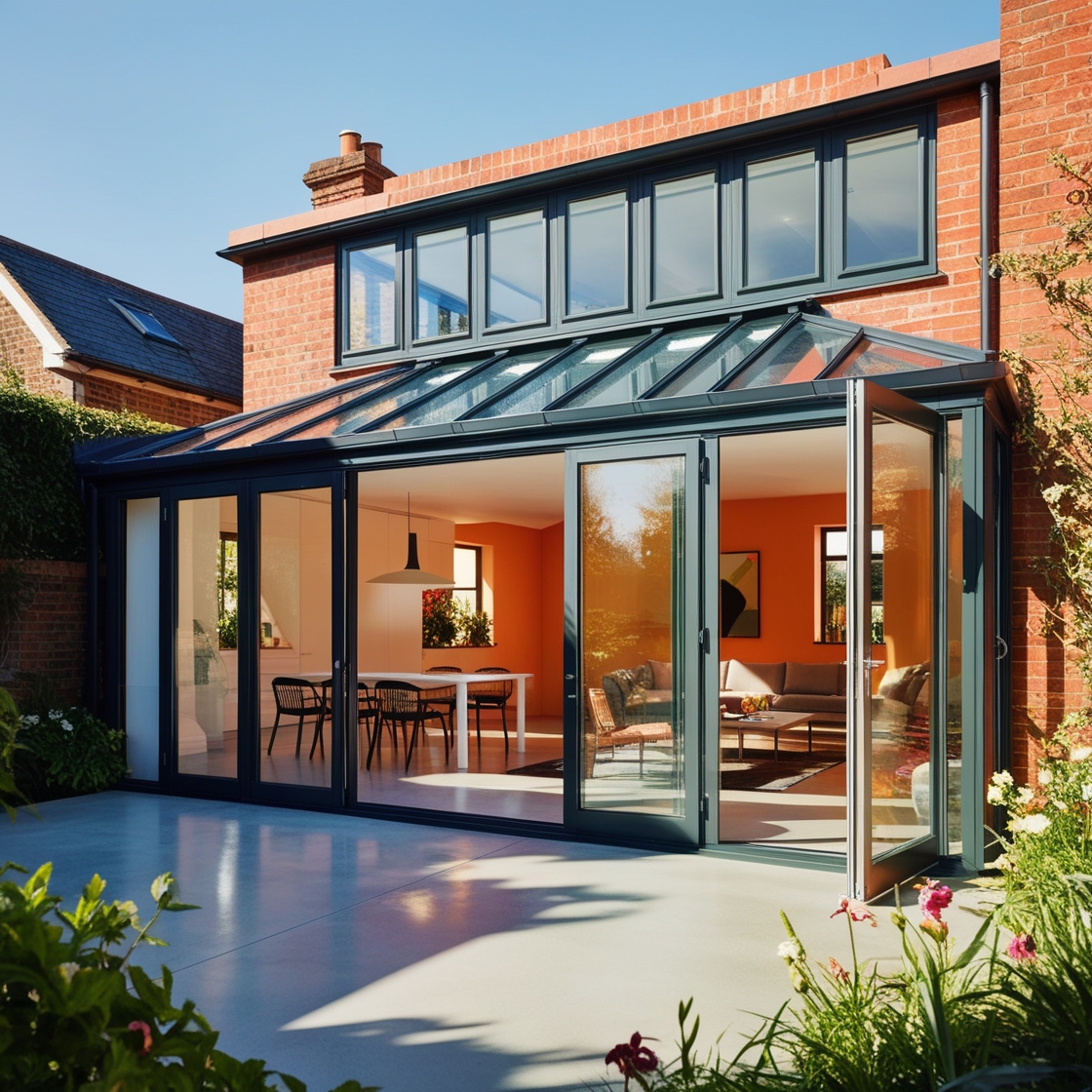 House Extension With Lantern Roof