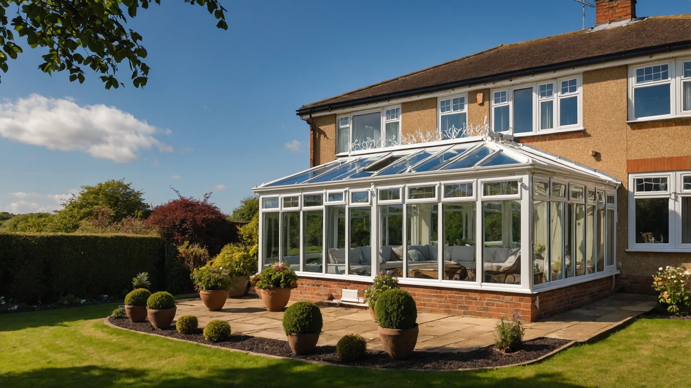 Cheapest Conservatory: 2 Affordable Conservatory Options: Upvc Conservatory Exterior
