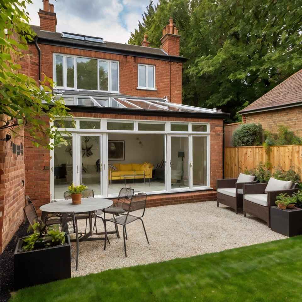 Flat Roof Victorian Style Conservatory