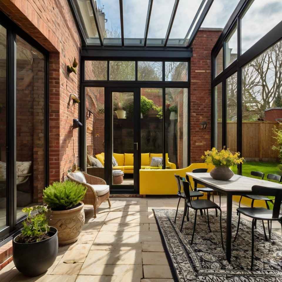 Flat Roofed Edwardian Style Conservatory