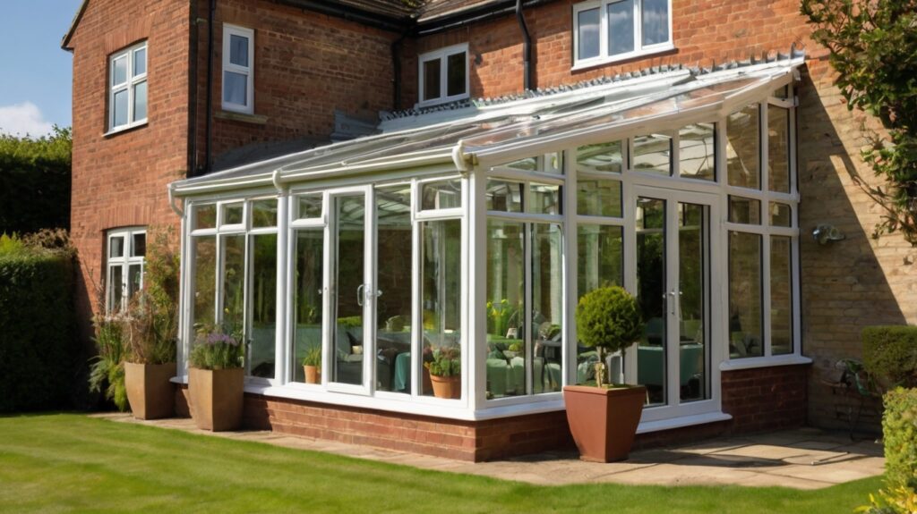 Cheapest Conservatory Lean-To Conservatory On A Sunny Day