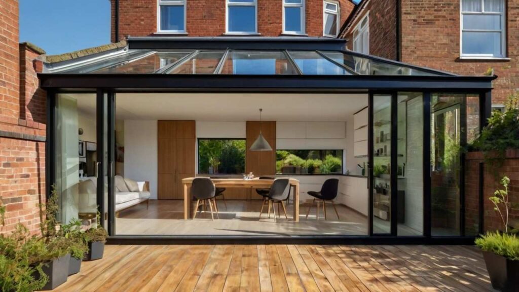 Conservatory Conversion Into Extension