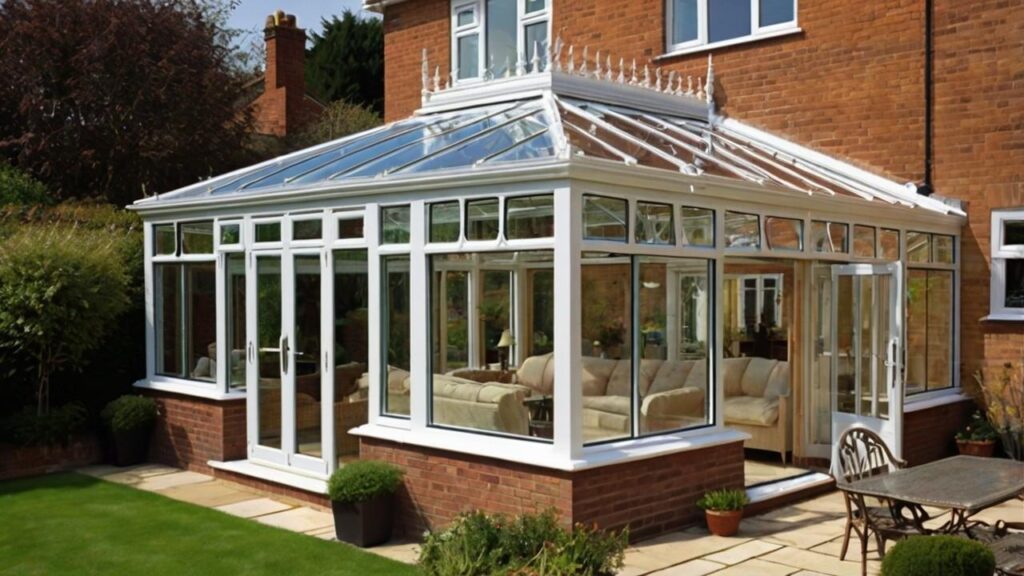 Edwardian Glass Roof Conservatory