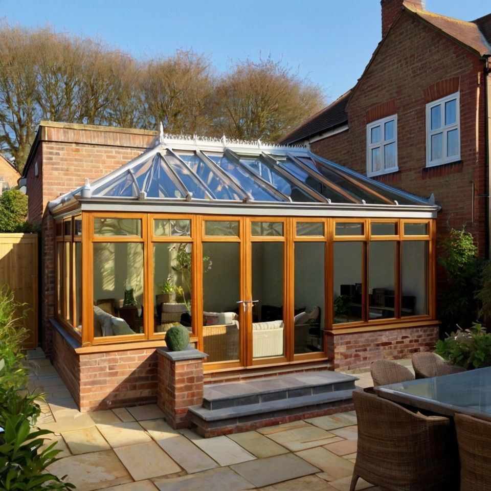 Modern Hardwood Conservatory